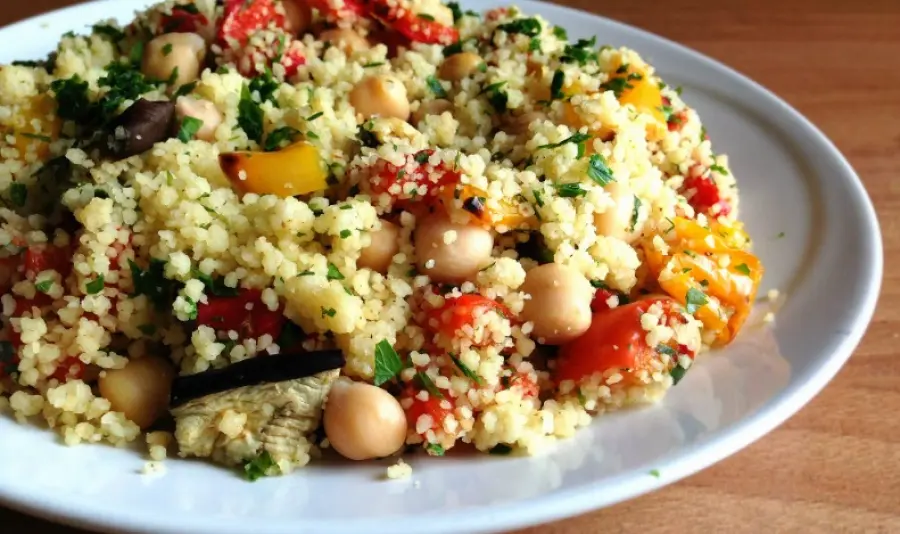 Cous-cous con triglie e verdure Bimby