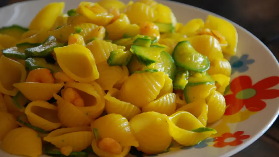 Conchiglie allo zafferano Bimby