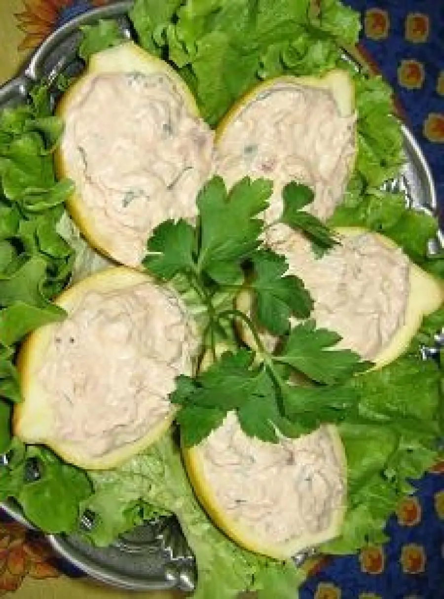 Limoni ripieni a barchetta bimby