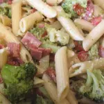 Sciambrotti (Penne broccoletti e pancetta ) Bimby