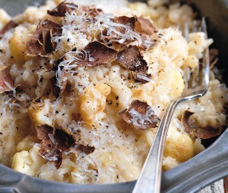 Risotto tartufo bianco e funghi bimby