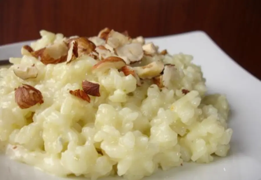 Risotto con nocciole e gorgonzola Bimby