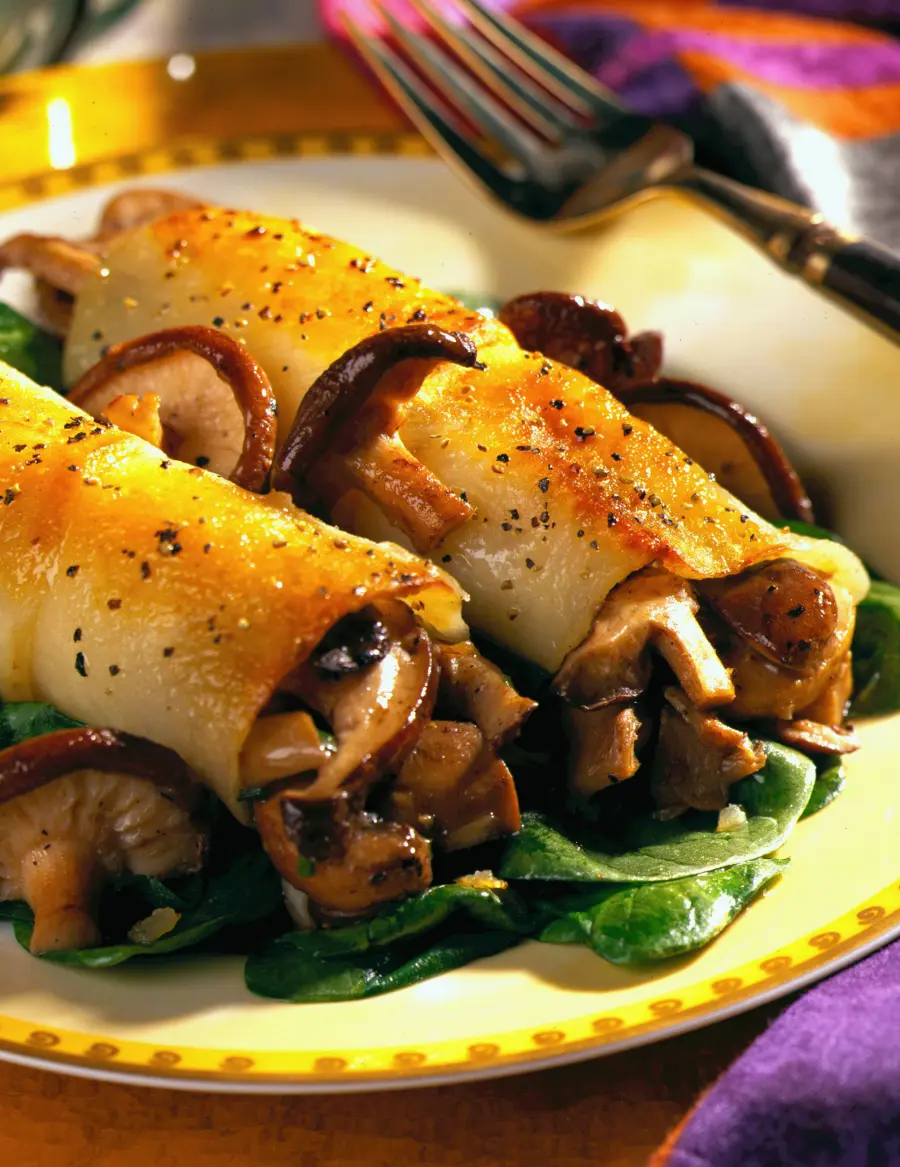 Cannelloni patate e funghi Bimby