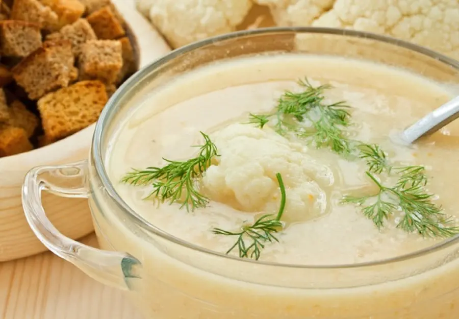 Vellutata di cavolfiore Bimby