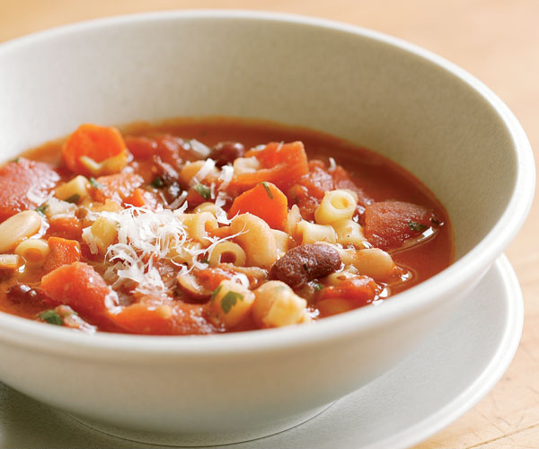 Pasta e fagioli con castagne
