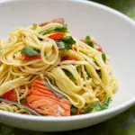 Linguine e salmone Bimby