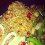 Paella Verdure e calamari Bimby