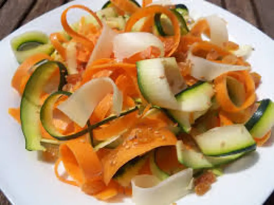 Nastri di verdure al sesamo bimby