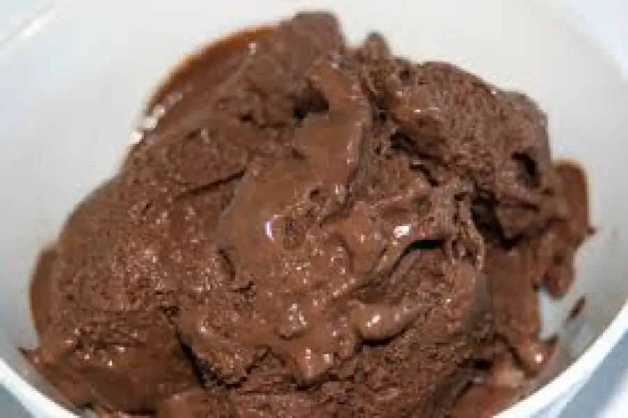 Gelato al cioccolato senza uova bimby