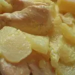 Spezzatino di pollo con le mele bimby