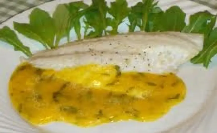 Orata ripiena con zuppa di patate