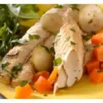 Filetto di sgombro con verdure