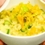 Risotto zucchine zafferano