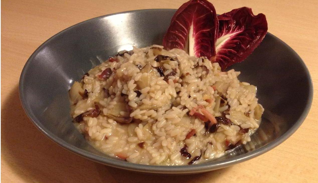 Risotto radicchio e speck Bimby