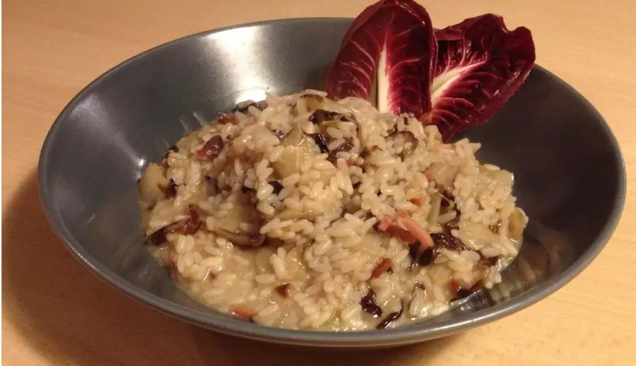 Risotto radicchio e speck Bimby