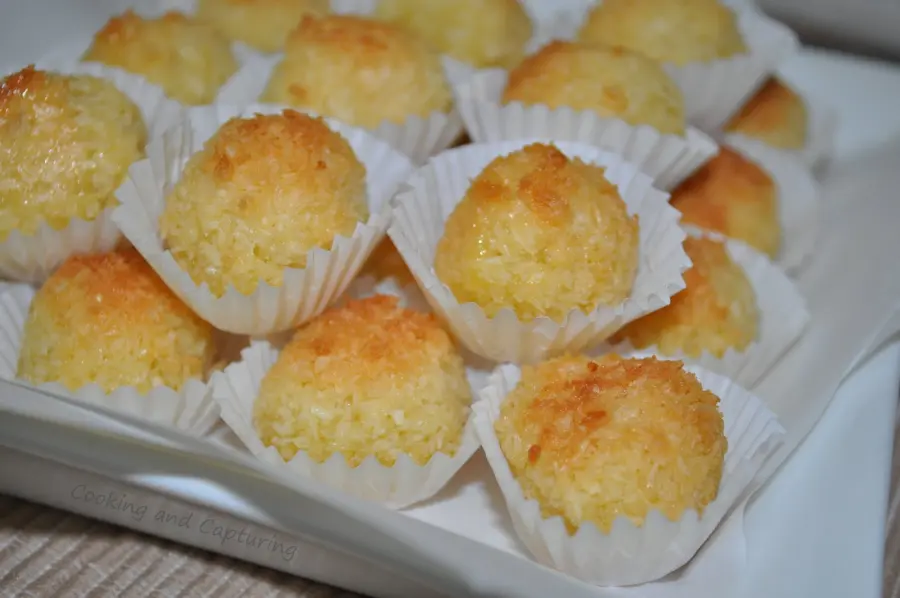 Tartufuni al cocco Bimby