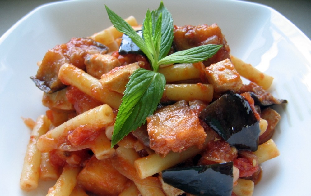 Pasta con melanzane e pesce bimby tm5 tm31