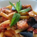 Pasta con melanzane e pesce bimby tm5 tm31