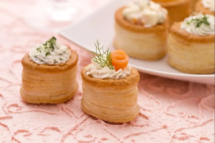 Vol au vente con mousse di tonno bimby