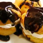 Bignè al Gorgonzola ricoperti di cioccolato Bimby tm5