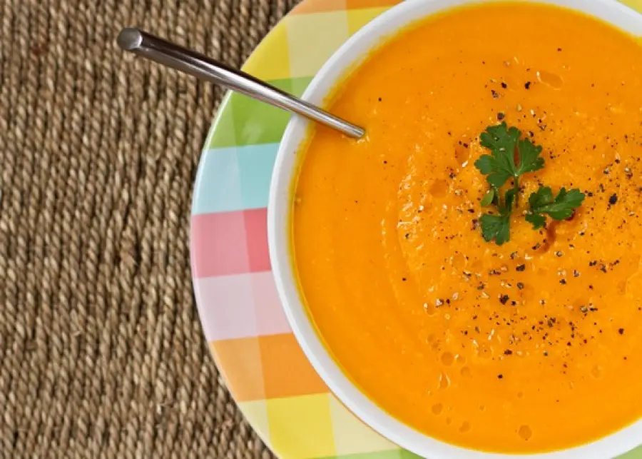 Vellutata di carote all'arancia Bimby tm5