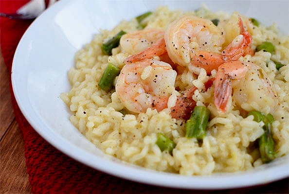 Risotto Gamberetti asparagi e yogurt Bimby tm5