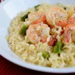 Risotto Gamberetti asparagi e yogurt Bimby tm5