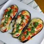 Melanzane a barchetta Bimby