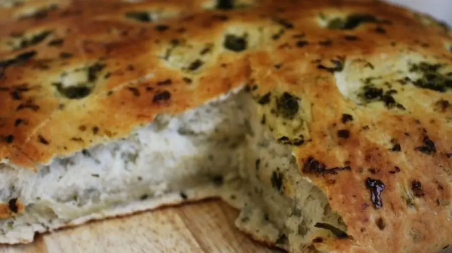 Focaccia con stracchino Bimby