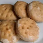 Focaccine integrali con olive Bimby