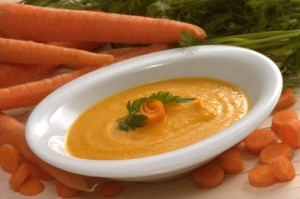 vellutata di carote e zenzero